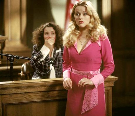 Not quite the lawyer you're looking for, Elle Woods rejects the status quo with her pink, bubbly personality, shaking up the often dower, serious world of trial attorneys.